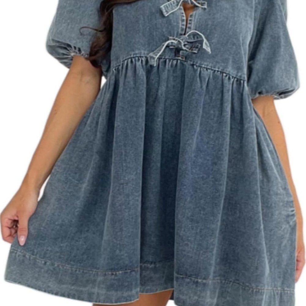 Blue Denim Dress